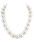 15-16mm White South Sea Baroque Pearl Necklace 