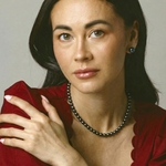 6.0-6.5mm Japanese Akoya Black Pearl Necklace - AA+ Quality - Secondary Image