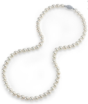 6.5-7.0mm Hanadama Akoya White Pearl Necklace