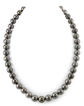 8-10mm Peacock Tahitian South Sea Pearl Necklace - AAAA Quality