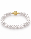 8-9mm White South Sea Pearl Bracelet - Model Image