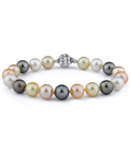 10-11mm South Sea & Freshwater Multicolor Bracelet- AAA Quality