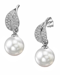 South Sea Pearl & Diamond Eva Earrings