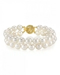 Freshwater Double Pearl Bracelet - Third Image