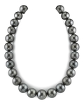 15-17.5mm Black Tahitian South Sea Pearl Necklace-AAA Quality
