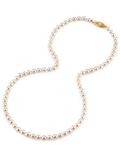 5.0-5.5mm Japanese Akoya White Pearl Necklace- AA+ Quality - Third Image