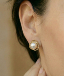 Freshwater Pearl Lexi Earrings - Secondary Image