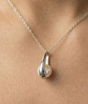 14K Gold Akoya Pearl Regina Pendant - Secondary Image