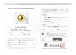14mm Golden South Sea Loose Pearl - PSL Certified - Model Image