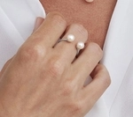 Freshwater Pearl Harper Ring - Model Image