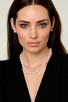 GIA Certified 7.5-8.0mm Japanese Akoya White Pearl Necklace - AAA Quality - Secondary Image
