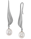 White Freshwater Baroque Pearl Margiela Earrings
