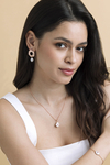 White Freshwater Baroque Pearl Tincup Alma Bracelet - Secondary Image