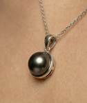 Tahitian South Sea Pearl Harriett Pendant - Secondary Image