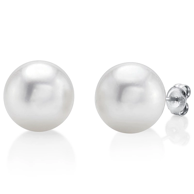 11mm South Sea Round Pearl Stud Earrings