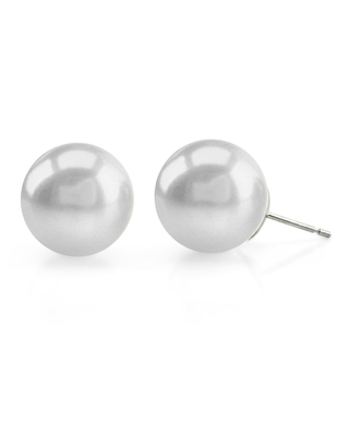 8mm South Sea Round Pearl Stud Earrings