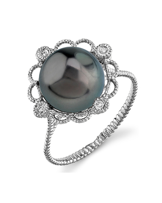 Tahitian South Sea Pearl Lea Ring