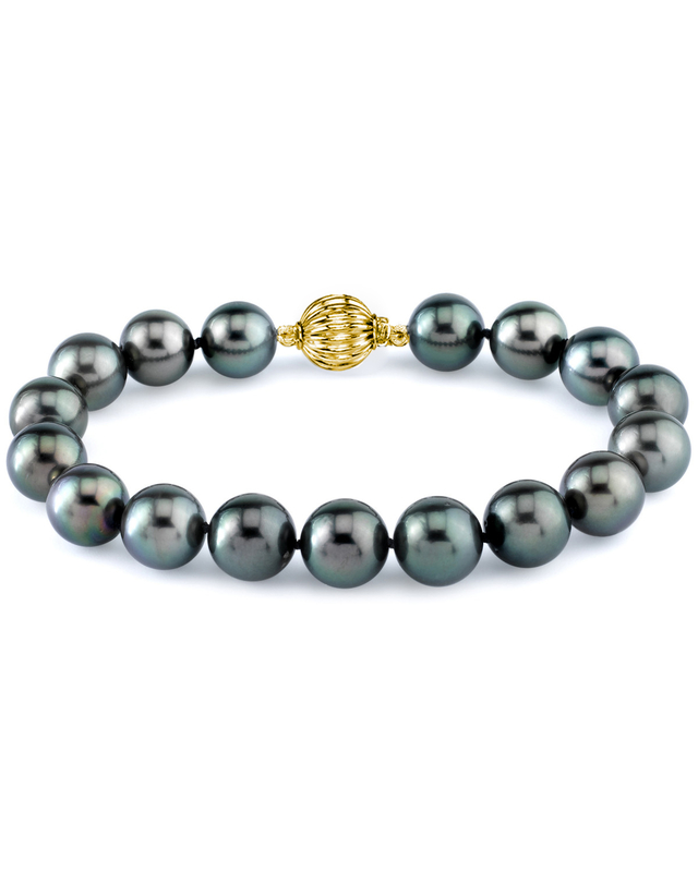 9-10mm Tahitian South Sea Pearl Bracelet - AAA Quality - Third Image