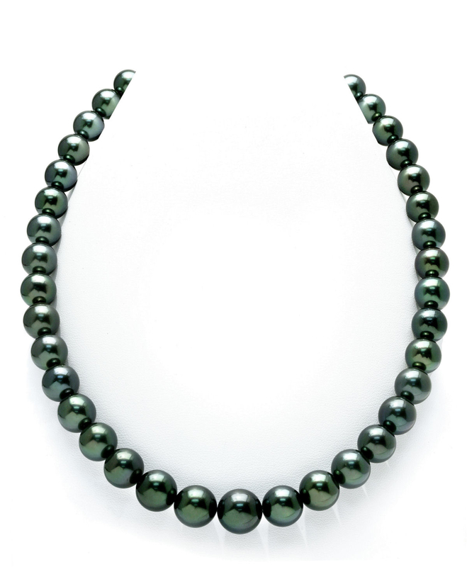 10-12mm Tahitian South Sea Pearl Necklace - AAAA Quality