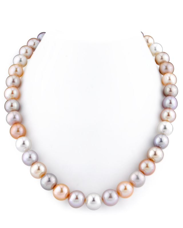 Freshwater Pearl Necklace with Different Size Pearls made in UK – RAW  Copenhagen