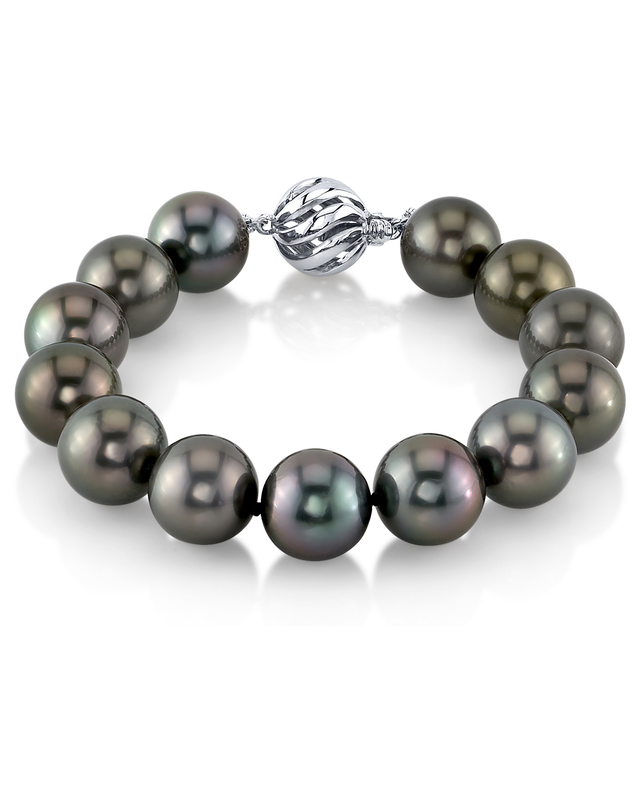 11-12mm Tahitian South Sea Pearl Bracelet - AAAA Quality