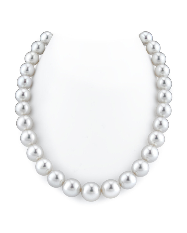 12-14mm White South Sea Pearl Necklace - AAAA Quality