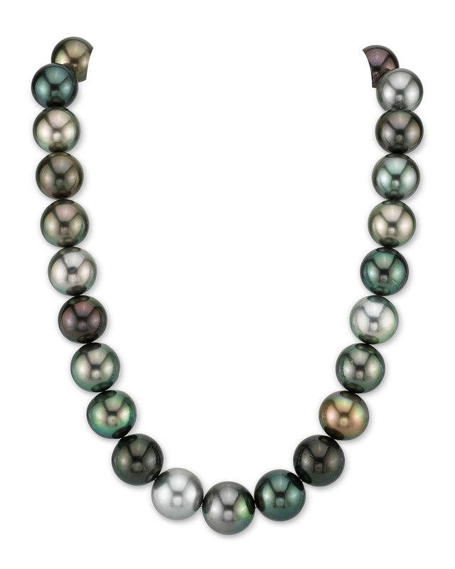 15-16mm Tahitian South Sea Multicolor Pearl Necklace
