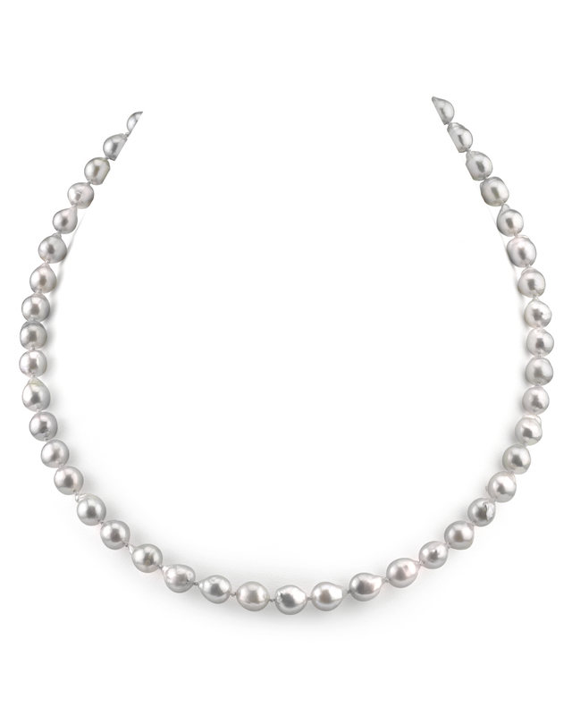 8.0-8.5mm Japanese Akoya Baroque Pearl Necklace