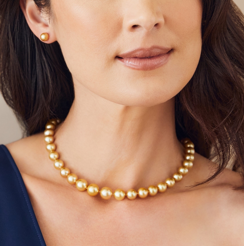thumbnail image 2 of 14mm White South Sea Shell Pearl Pendant Necklace - Silver Plated Chain 17 Inch 2 of 6