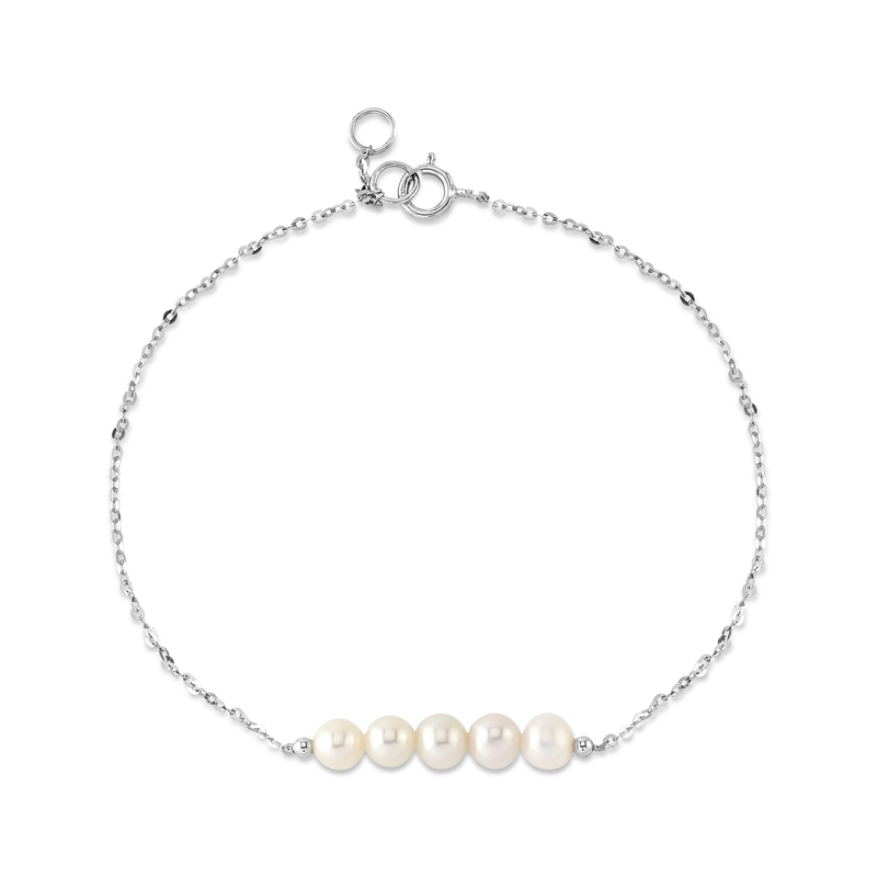 14K Gold Freshwater Pearl Addie Bracelet