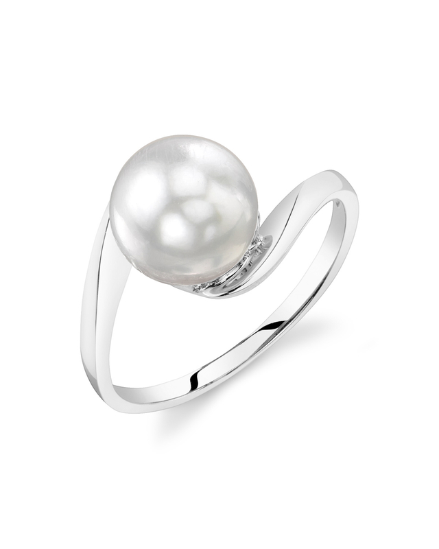 White South Sea Pearl Felice Ring