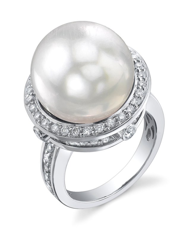 South Sea Pearl & Diamond Bella Ring