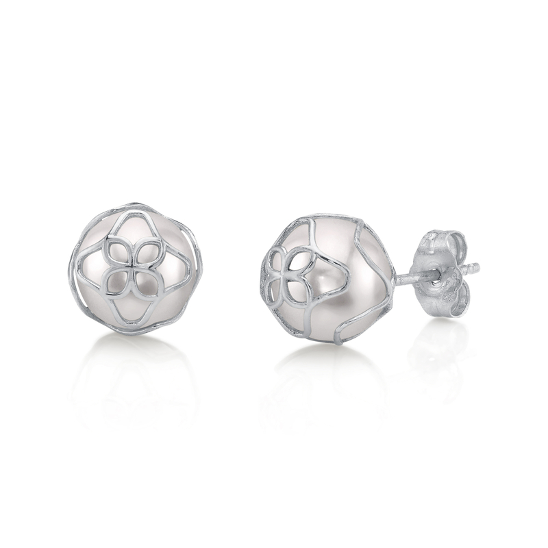 Japanese Akoya Pearl Cora Earrings