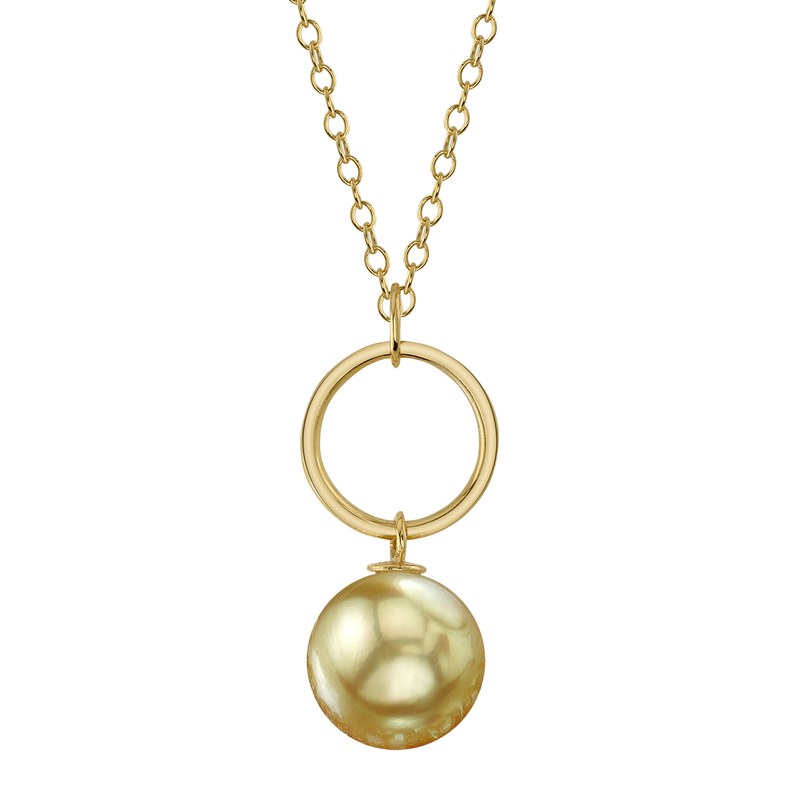 Golden Pearl Deena Pendant