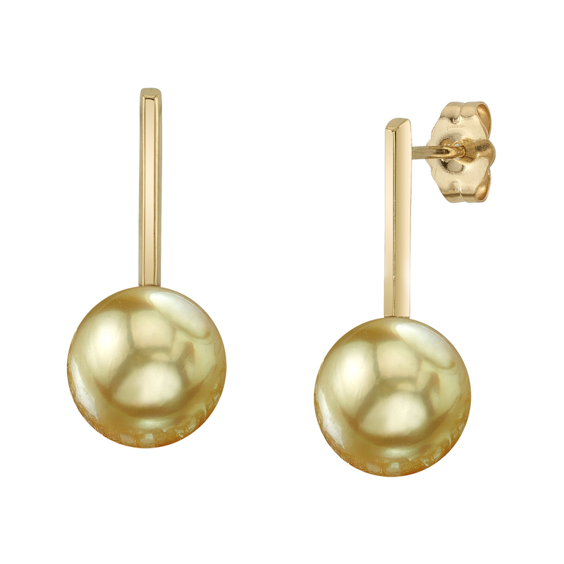 Golden South Sea Pearl Emmanuelle Earrings
