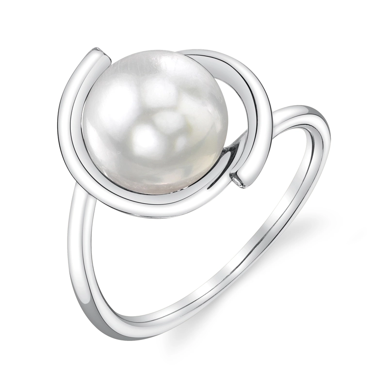 14K Gold White South Sea Pearl Felicia Ring