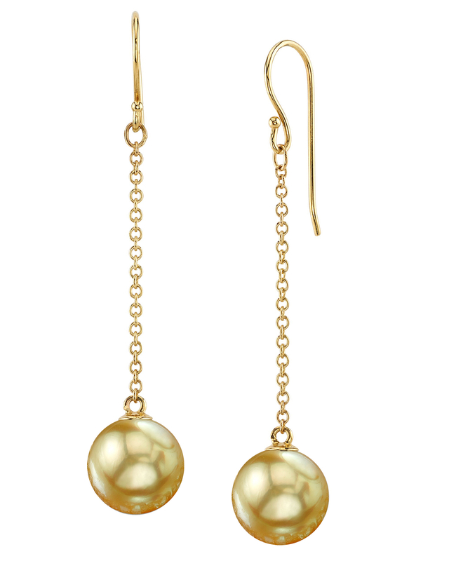 Golden South Sea Pearl Sandra Earrings