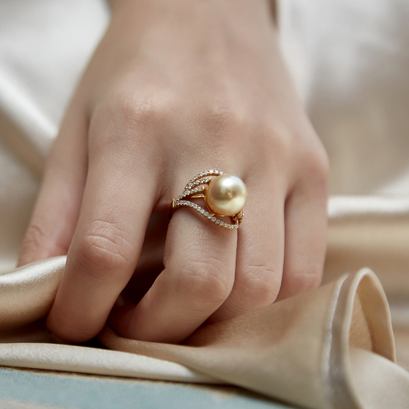 Grit Dainty Pearl Ring | Bryan Anthonys