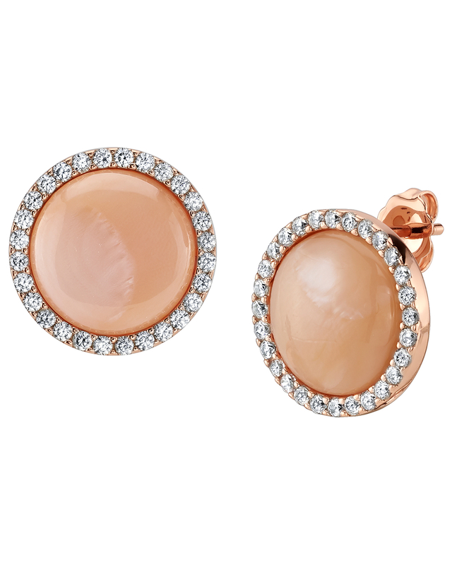 Pink Mother of Pearl Darcie Earrings