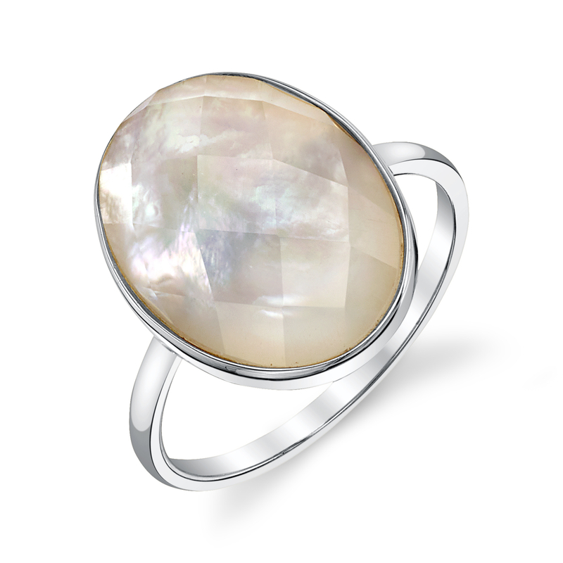 Cultured Mother of Pearl Rae Ring
