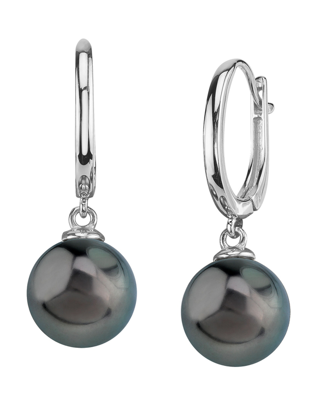 Tahitian South Sea Pearl Huggie Tania Earrings