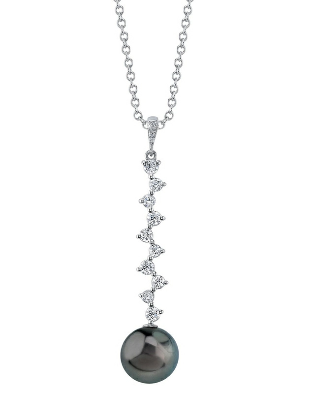 Tahitian South Sea Pearl & Diamond Naomi Pendant