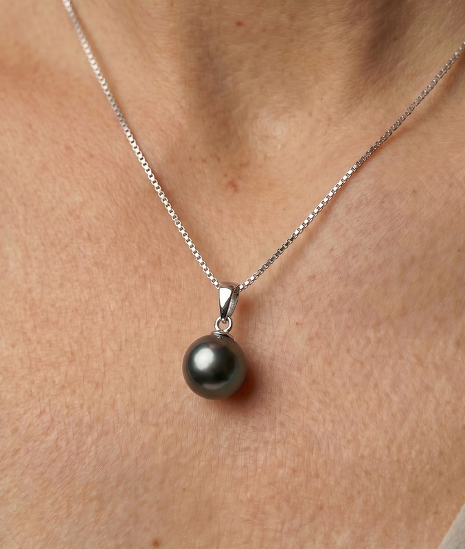 11mm Tahitian South Sea Pearl Sydney Pendant - Secondary Image