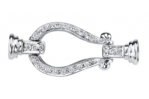 Diamond Horseshoe Clasp