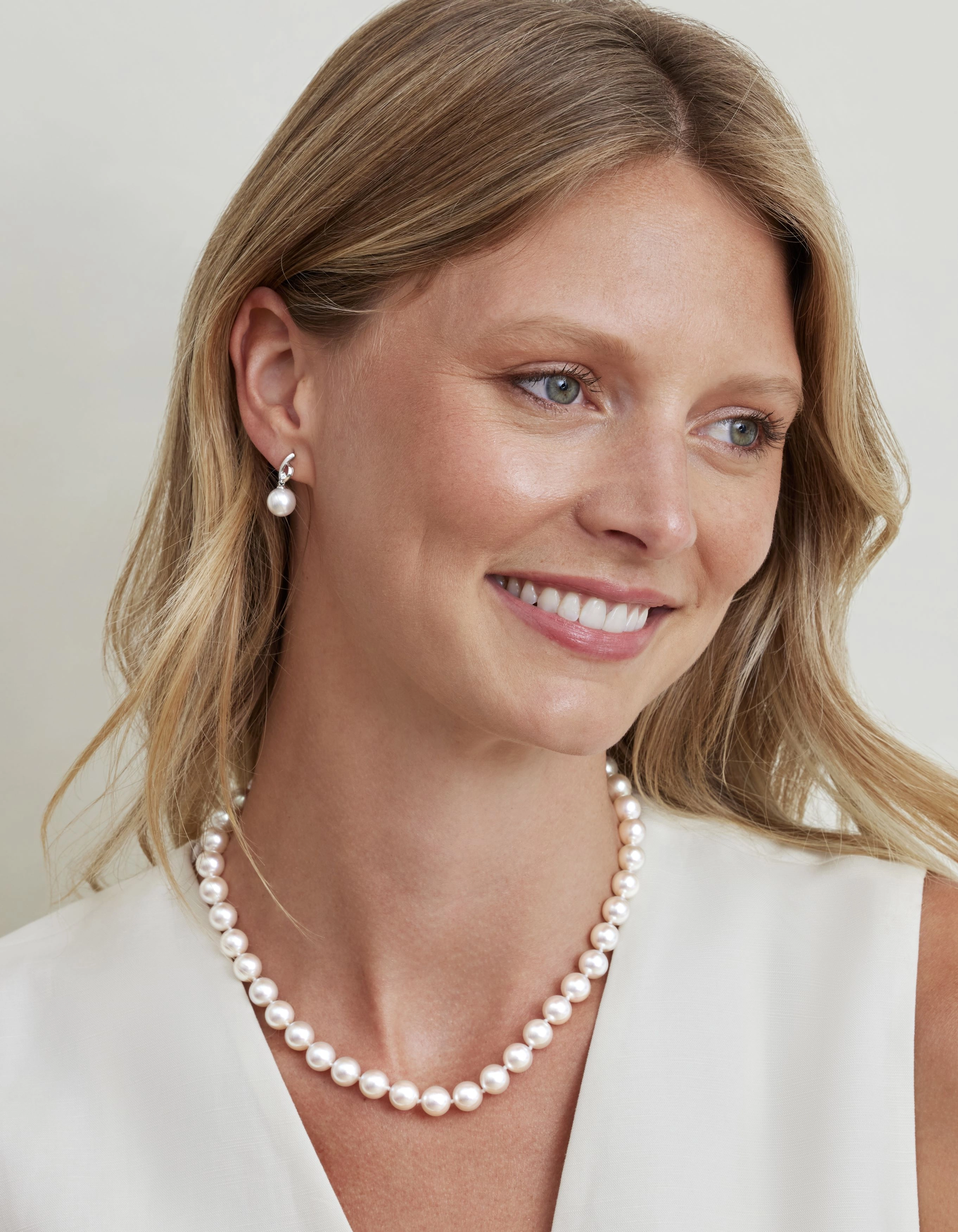 Akoya Pearl & Diamond Lois Earrings