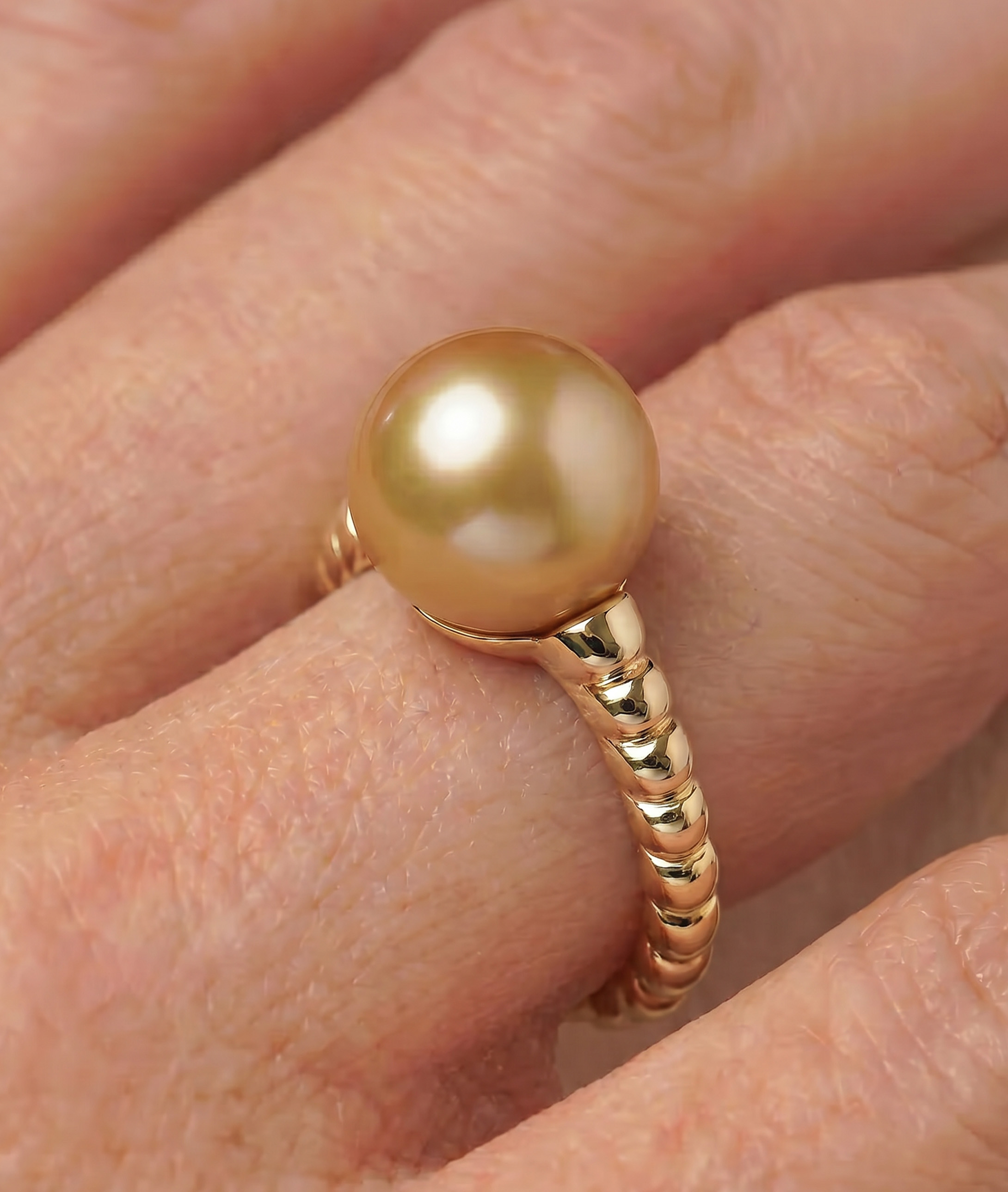 Golden South Sea Pearl Terrie Ring - Secondary Image