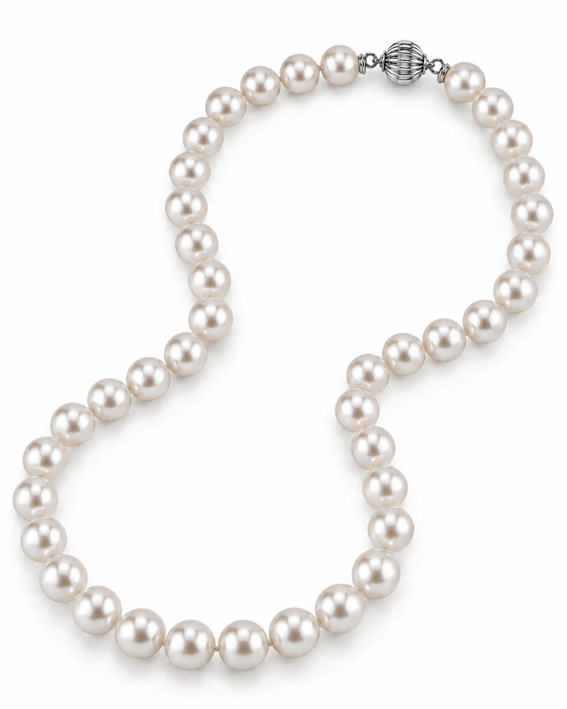 8.5-9.0mm Hanadama Akoya White Pearl Necklace