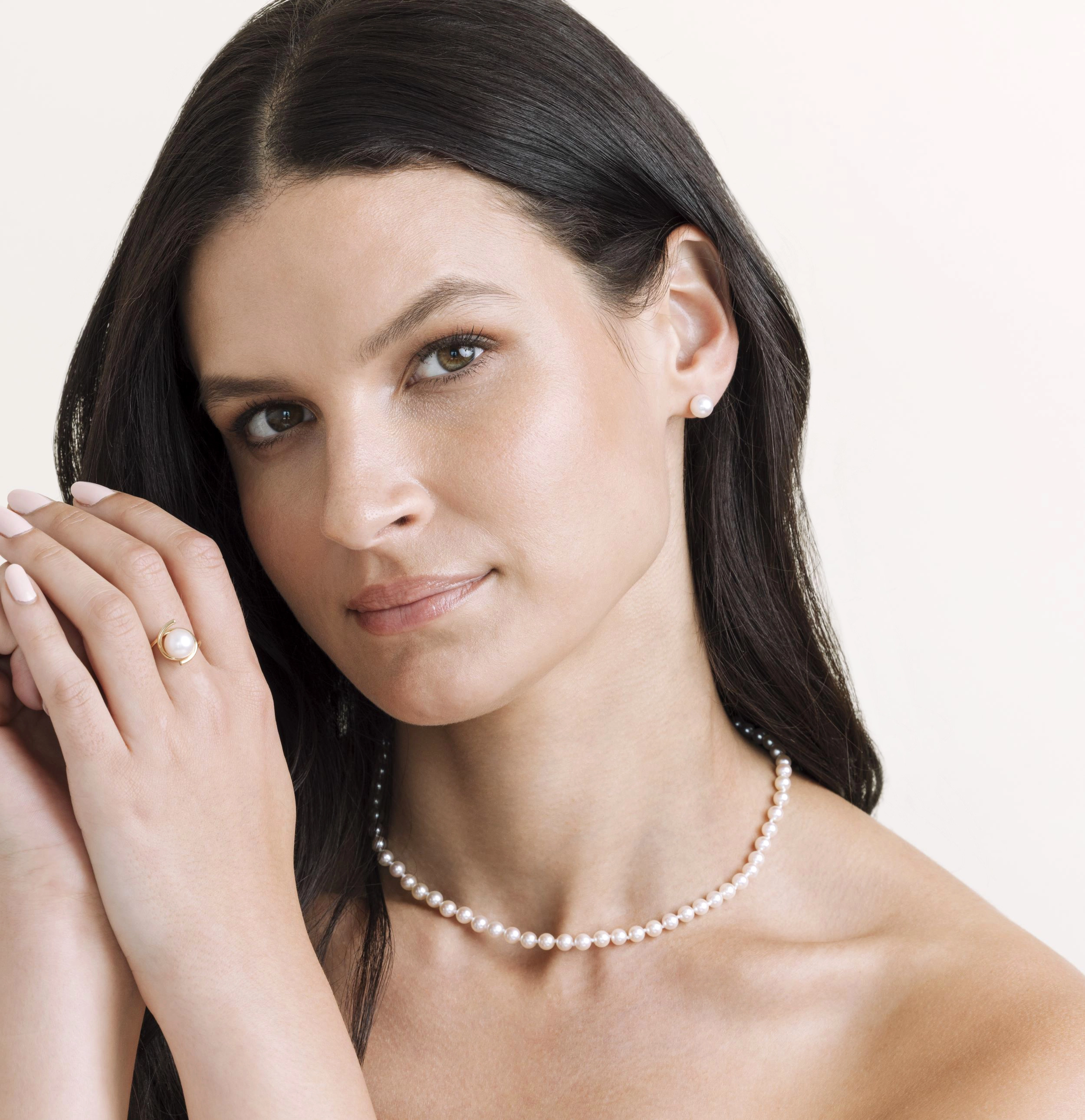 14K Gold White South Sea Pearl Felicia Ring