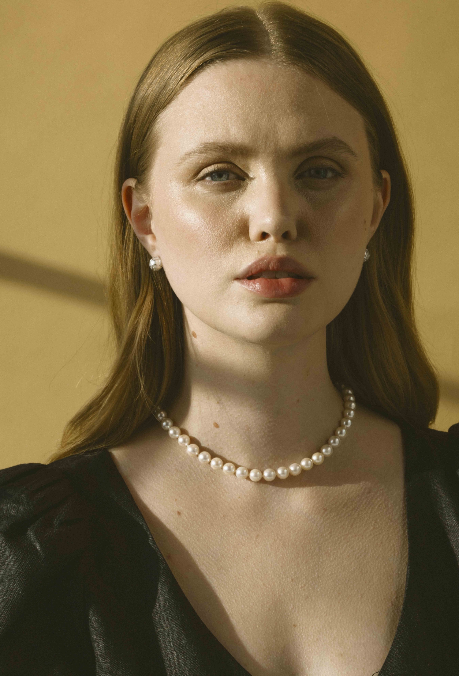 8.0-8.5mm Japanese Akoya White Pearl Necklace - AAA Quality